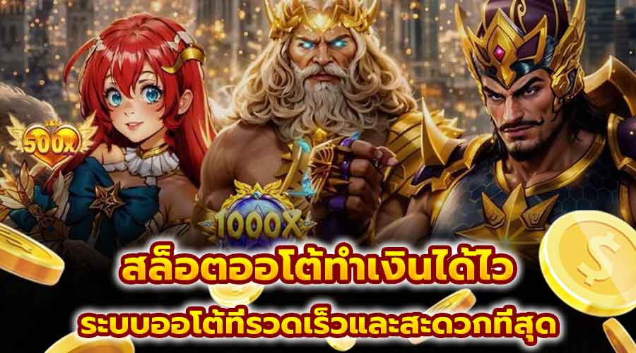 สล็อตออโต้ทำเงินได้ไว